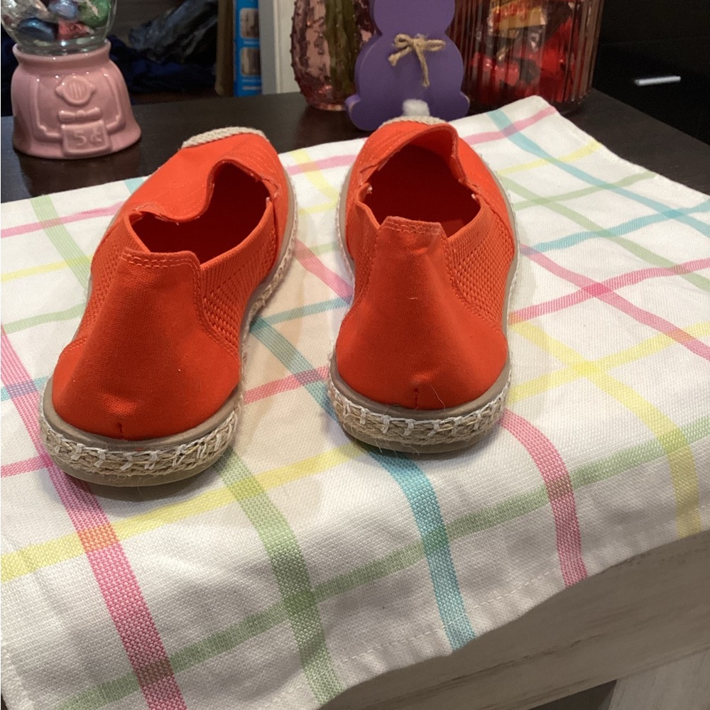 NWOT - Orange Espadrille - Cute Shoes - Never Worn - Sz 11!!! - Picture 6 of 12